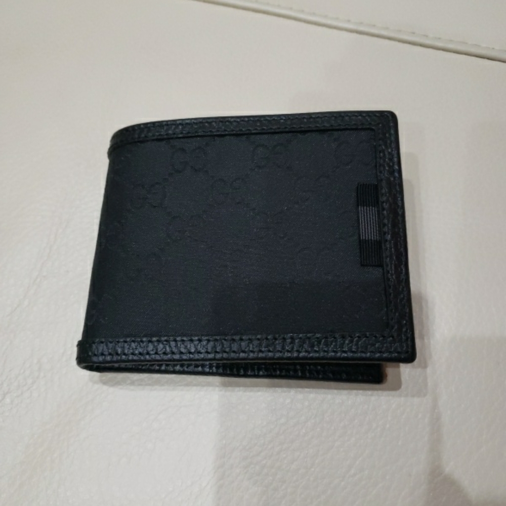 Gucci Black Bifold Wallet  New
